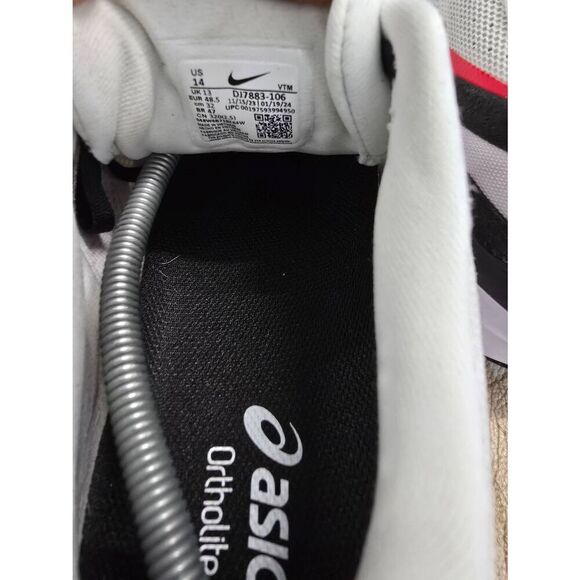 Nike Air Zoom Structure 25 White Red Running Shoes DJ7883-106 Men's Size 14 - Picture 7 of 8